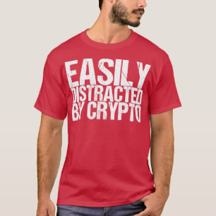 T-shirt Facilement Distrait Par Crypto