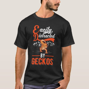 T-shirt Facilement Distrait Par Geckos 1