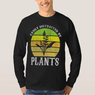 T-shirt Facilement Distrait Par Jardin Plante Jardin Jardi