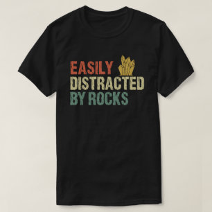 T-shirt Facilement Distrait Par La Géologie Des Rochers