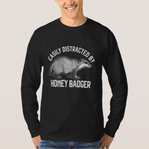 T-shirt Facilement Distrait Par L'animal Ratel