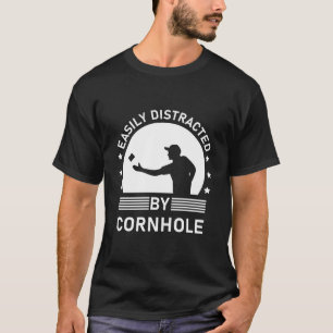 T-shirt Facilement Distrait Par Le Cornhole