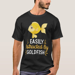 T-shirt Facilement Distrait Par Le Poisson Rouge