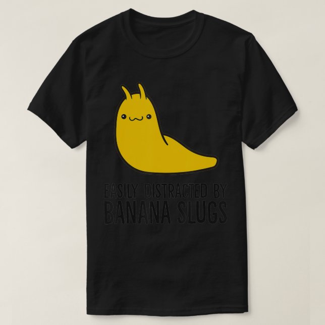 T-shirt Facilement Distrait Par Les Boues De Banane  (Design devant)
