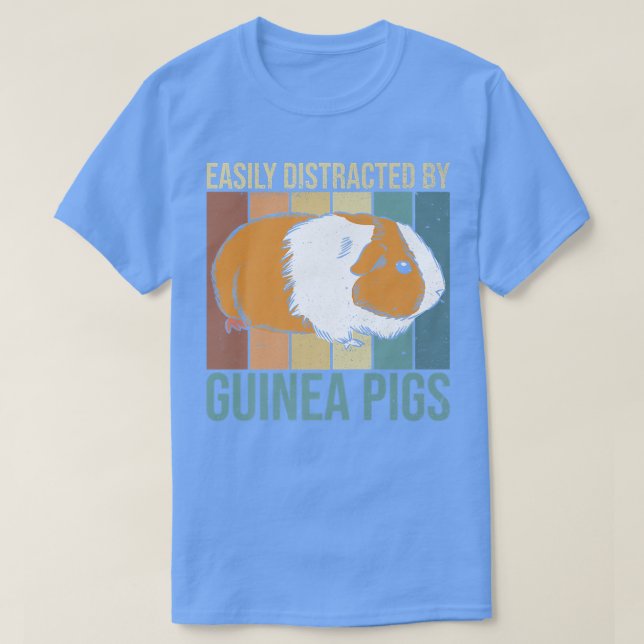 T-shirt Facilement distrait par les cobayes Design pour un (Design devant)