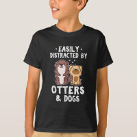 Facilement Distrait Par Les Loutres Et Les Chiens