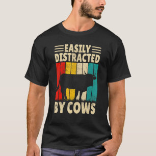 T-shirt Facilement Distrait Par Les Vaches Éleveurs De V