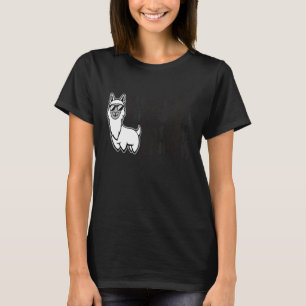 T-shirt Facilement Distrait Par Llamas Mignonne Animal Pou