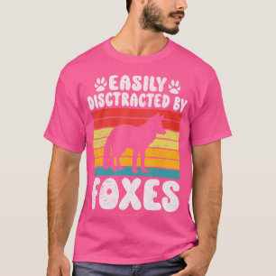 T-shirt Facilement Distrait Par Renard De Renard De Renard