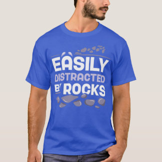 T-shirt Facilement Distrait Par Rocks Géologie Emploi 2