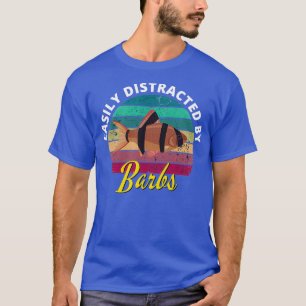 T-shirt Facilement Distrait Par Tiger Barbs Aquarium Tropi