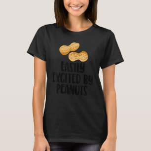 T-shirt Facilement Excité Par Les Arachides Tasty Genre Re