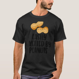 T-shirt Facilement Excité Par Les Arachides Tasty Genre Re