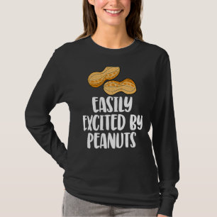 T-shirt Facilement Excité Par Les Arachides Tasty Genre Re