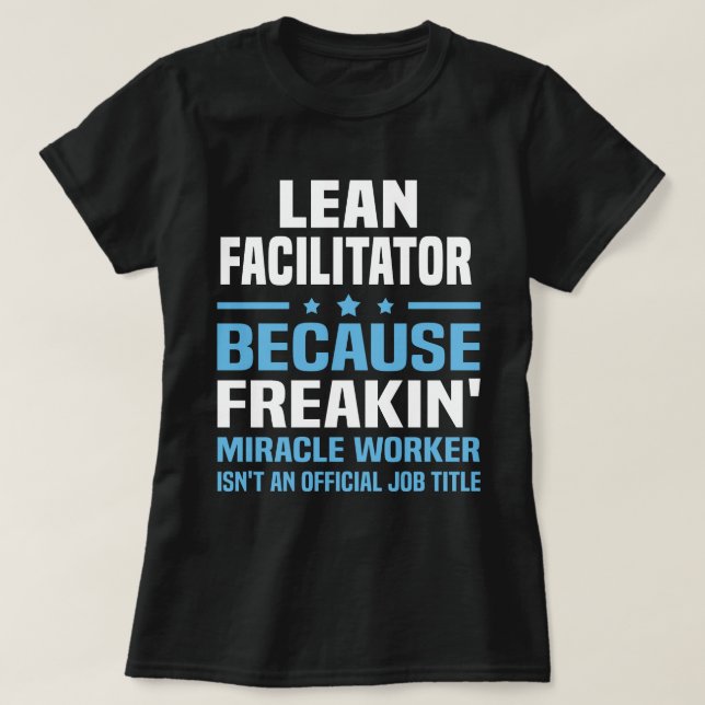 T-shirt Facilitateur Lean (Design devant)