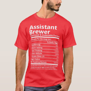 T-shirt Facteur nutritionnel et indéniable du brasseur adj