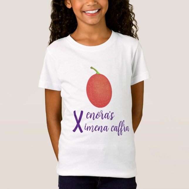 T-Shirt Facteur X avec Ximenia Caffra et nom X (Devant)