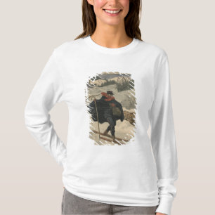 T-shirt Facteurs alpins à l'aide du ski