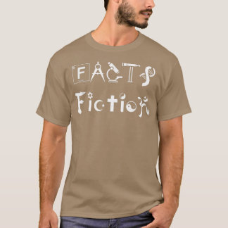 T-shirt Facts vs Fiction, Science Religion Cadeau