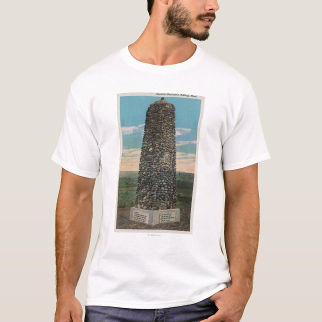 T-shirt Facturations, la TA - vue de monument de Boothill (Devant)