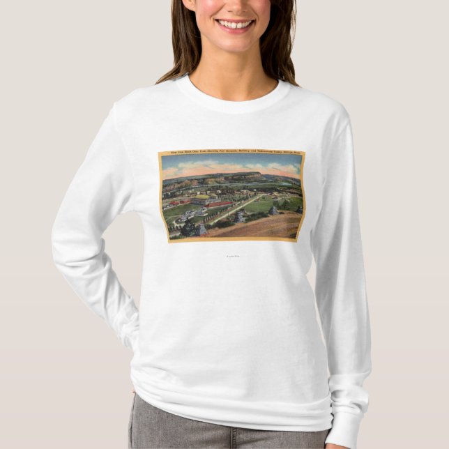 T-shirt Facturations, Montana - traînée noire de loutre (Devant)