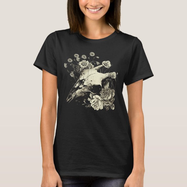 T-shirt Faded Omen - Gothique Streetwear Design (Devant)