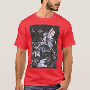 T-shirt Faecore Fairy Night Fairycore Imaginaire Magie Nat