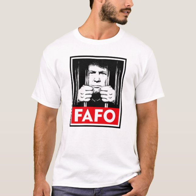 T-shirt FAFO anti-Trump (Devant)