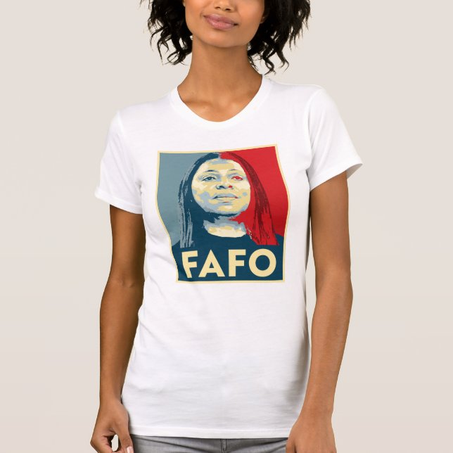 T-shirt FAFO : Letitia James (Devant)