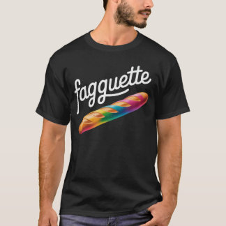 T-shirt Fagquette Rainbow Bread Humorous LGBTQ Pride Baker