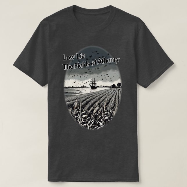 T-shirt Faible mensonge Les champs d'Athénry (Design devant)