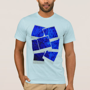 T-shirt Faïence bleu cobalt