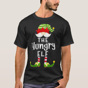 T-shirt Faim Elf Group Noël Funny Pajama Party