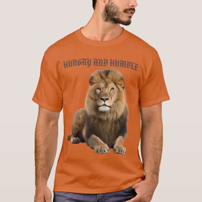 T-shirt Faim et Humble - Lion Power Tee (Devant)