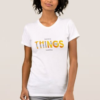 T-shirt Faire bouger les choses - Funky Orange Edition