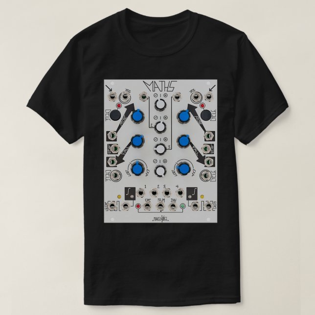 T-shirt Faire Bruit Math Eurorack Modulaire Synth Fonction (Design devant)
