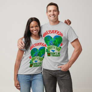 T-shirt Faire chaque jour Jour des terres Unisex