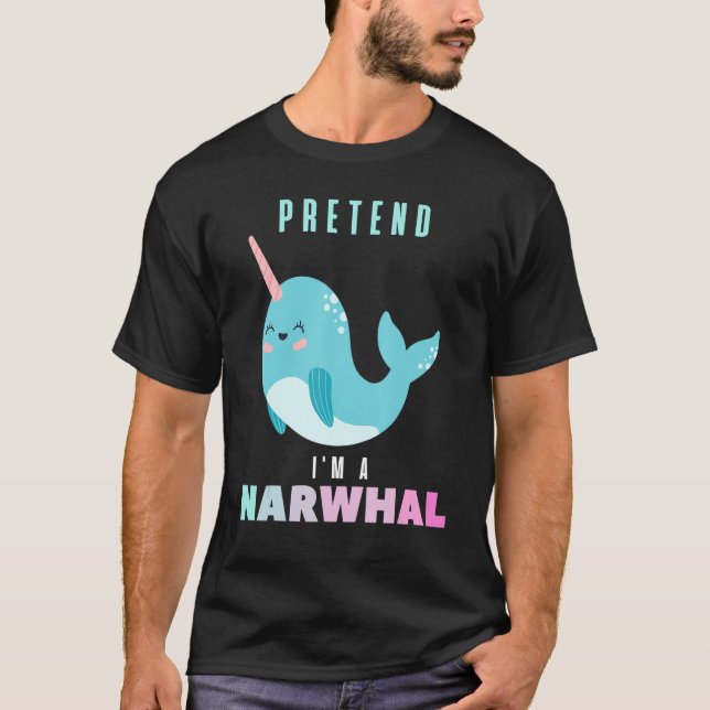 T-shirt Faire comme si je suis un costume d'Halloween étro (Devant)