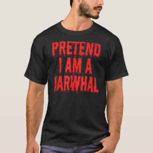 T-shirt Faire comme si je suis un costume Narwhal enfants