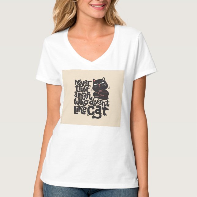 T-shirt Faire confiance à un homme (Devant)