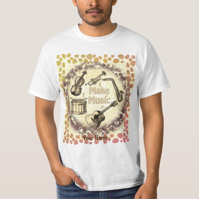 T-shirt Faire de la musique (Devant)