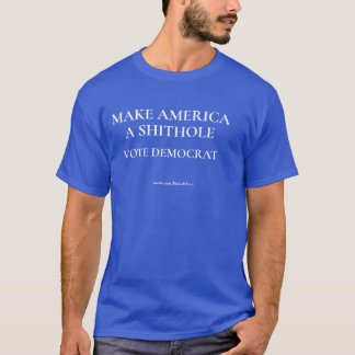 T-shirt Faire de l'Amérique un démocrate de vote chiot