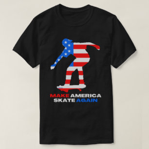T-shirt FAIRE DE NOUVEAU PATINAGE AMÉRICAIN Édition 50-50g