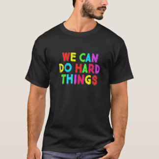 T-shirt Faire des Choses Difficiles Enseignant Rentrée Sco