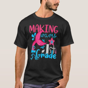 T-shirt Faire Des Vagues En 1ère Classe Sirène Retour À L'