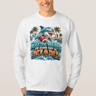 T-shirt Faire des vagues le jour de match Fan de football