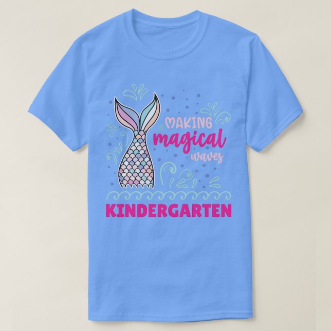 T-shirt Faire des vagues magiques Prek (Design devant)