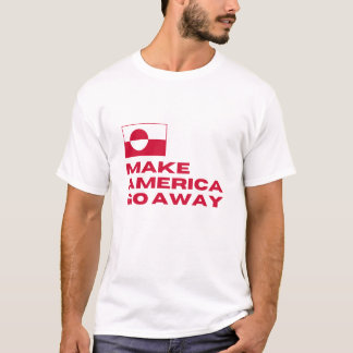 T-shirt Faire disparaître l'Amérique Nu Det Nu Uk - T-shir
