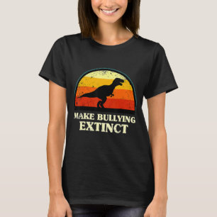 T-shirt Faire Disparaître L'Intimidation, Nous Portons L'O