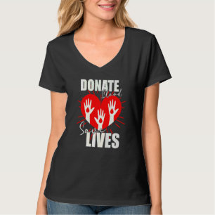 T-shirt Faire don de sang Sauver des vies Économie de vie 